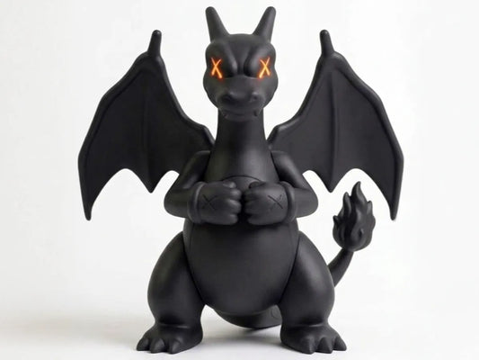 🎨 Pokémon x KAWS Collectible Figuur – 3D Print Charizard