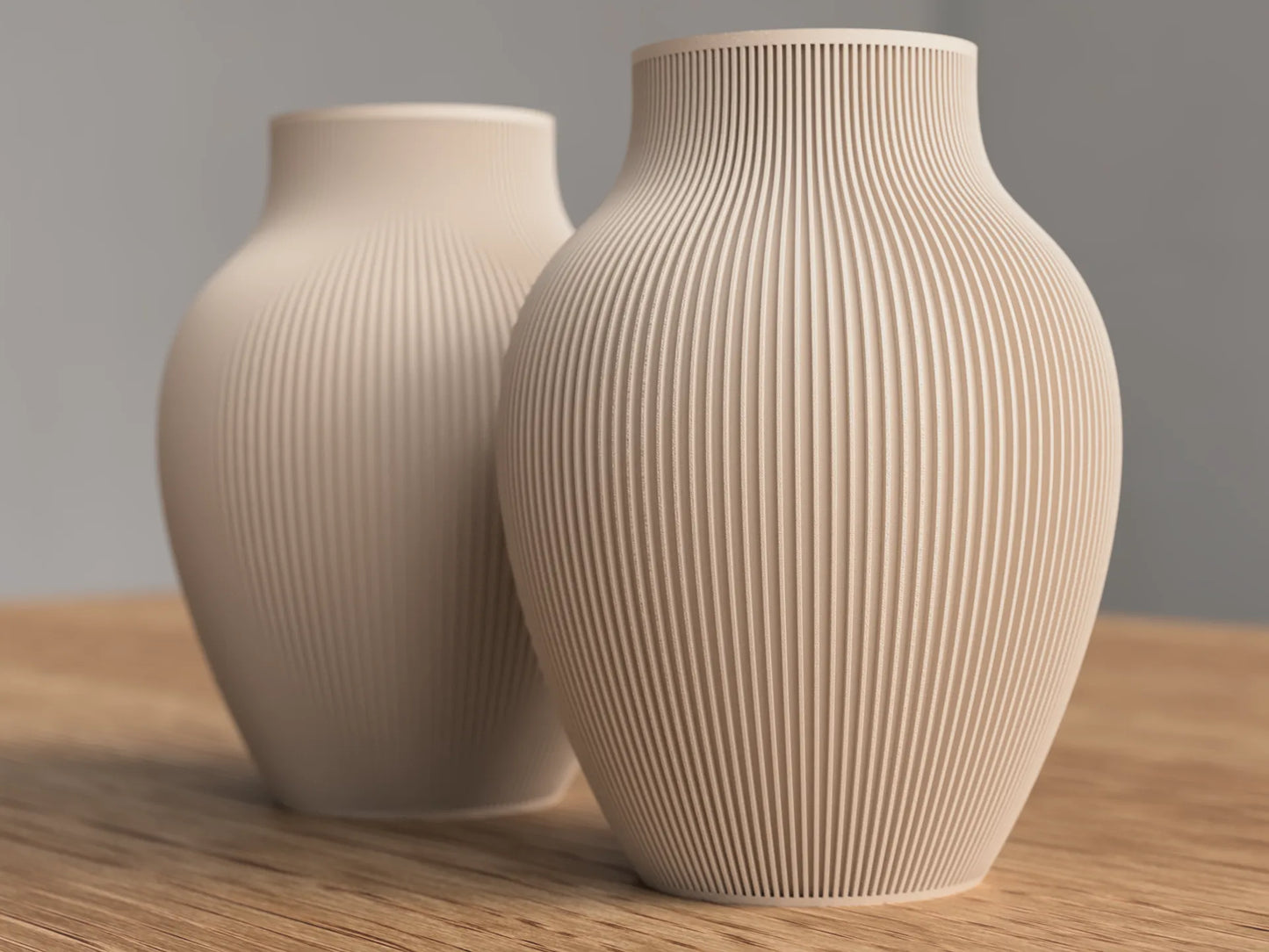 Japandi Vaas – 3D Geprint
