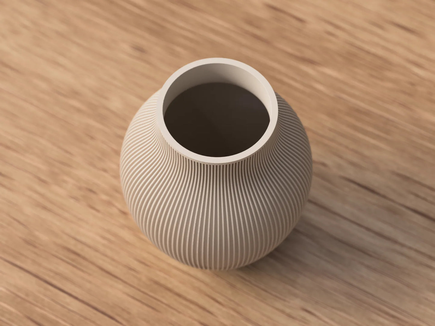 Japandi Vaas – 3D Geprint