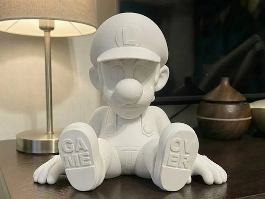 🟢 Luigi – Game Over 3D Collectible Figuur