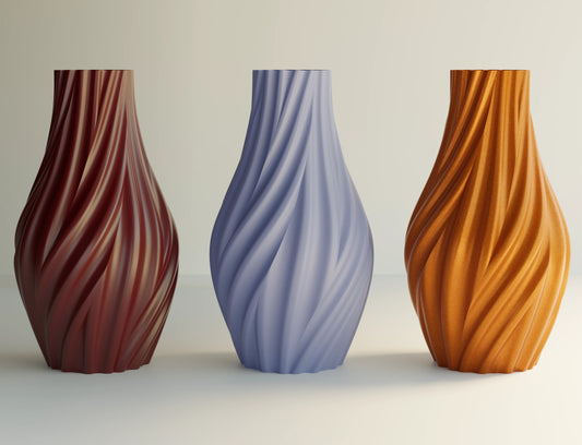 Metallic Vaas – 3D Geprint