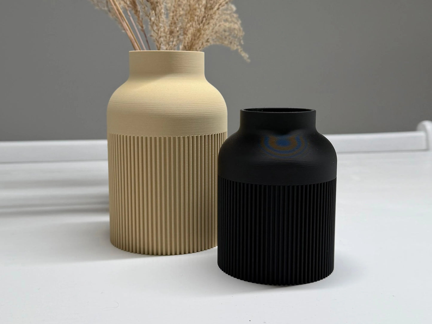 Japandi Vaas – 3D Geprint (set 2 stuks)